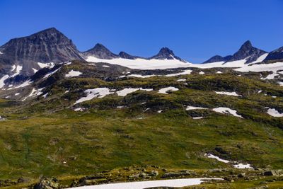 Mountains landscape. Norwegian route Sognefjellet