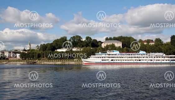 View of the Volga in city Kostroma