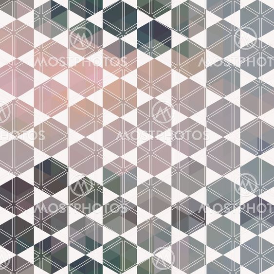 pattern geometric hexagon. with triangles