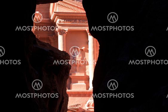 As-Siq Petra, Lost rock city of Jordan. UNESCO world heritage site and one of The New 7 Wonders of the World.