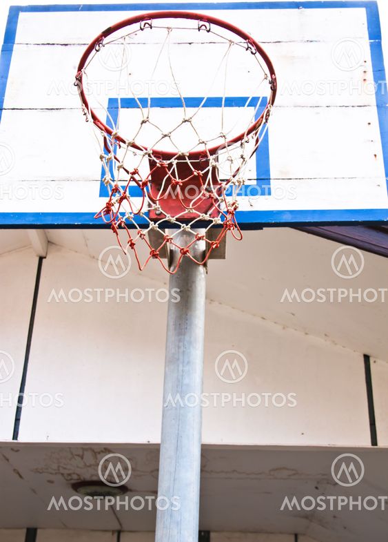 Basketball hoop.