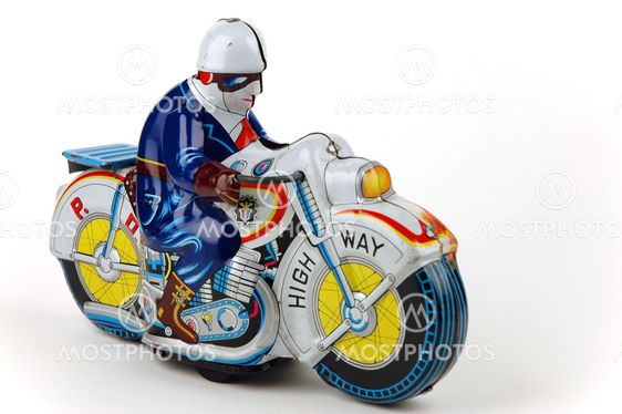 Motor cycle, old toy