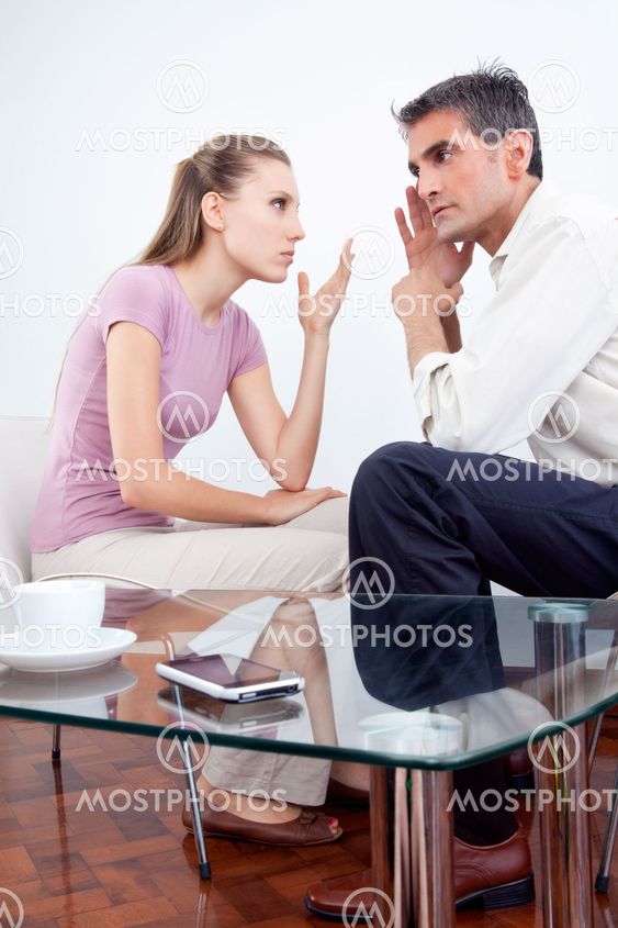Portrait of an Angry Couple