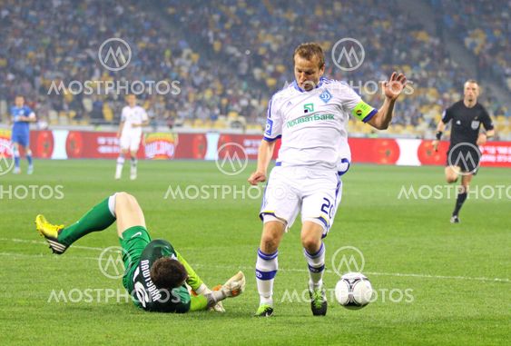 Football game FC Dynamo Kyiv vs FC Dnipro