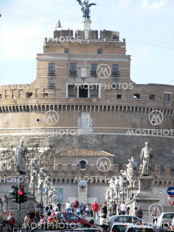 Bridge to Castel Satnt'Angelo, Rome