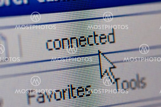 Closeup of internet url address