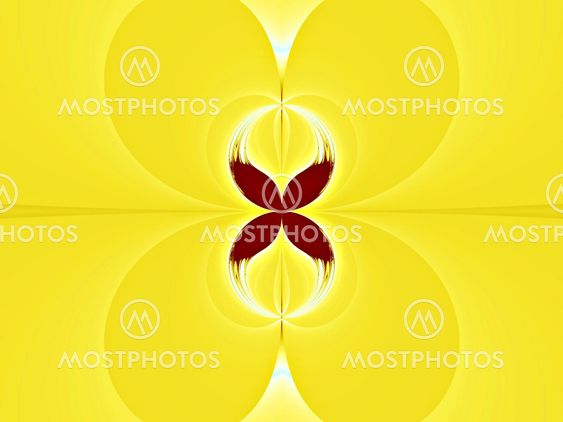 Red abstract petals