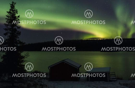 Aurora borealis, Gällivare, Sweden