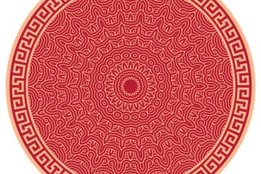 Vector Japanese pattern in oriental geometric...