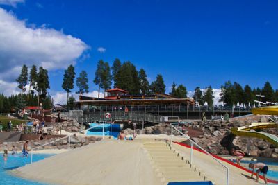 Leksand sommarland poolområde