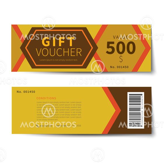 gift voucher discount template design