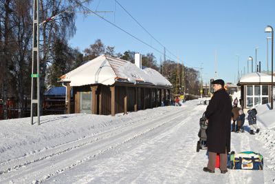 Östersunds västra väntande resenärer