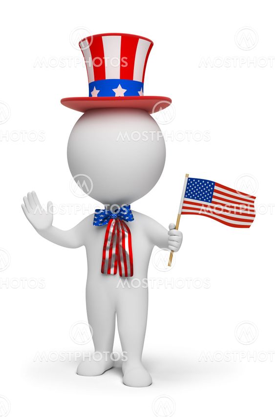 3d small people - Independence Day