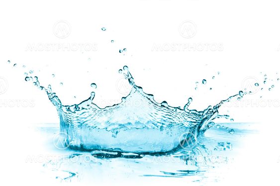 turquoise water splash