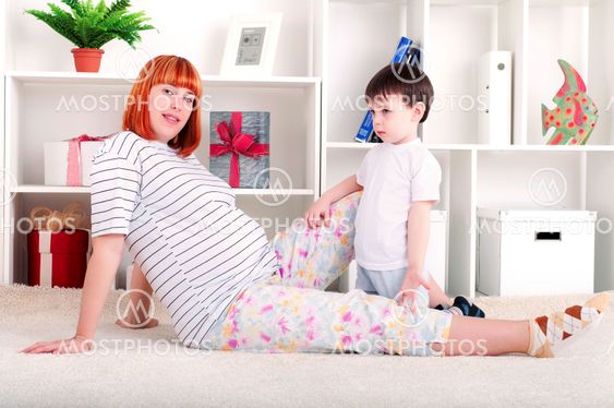 mother and baby, home decor