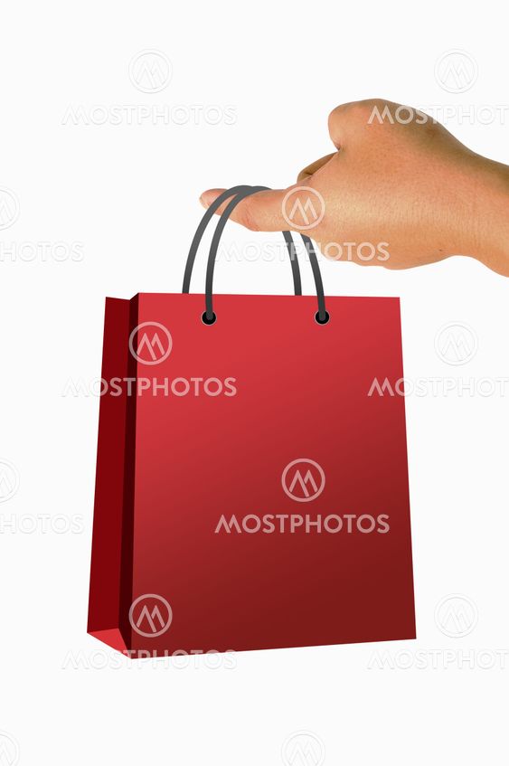 Shopping bag in hand