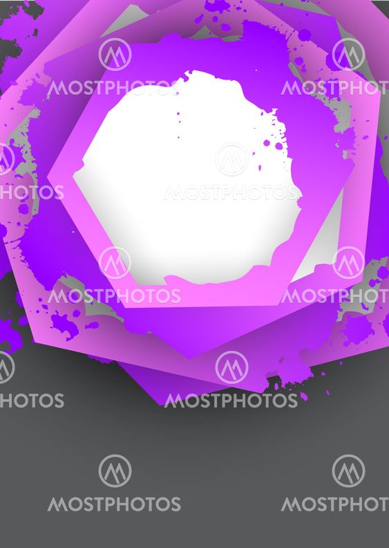 Background with grunge hexagons