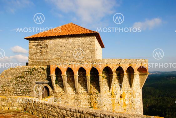 Castle tornet, Ourem, Portugal