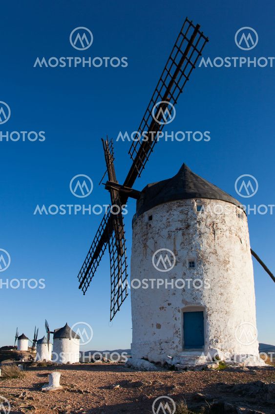 Windmills in Consuegra, Castilla la Mancha, Spain