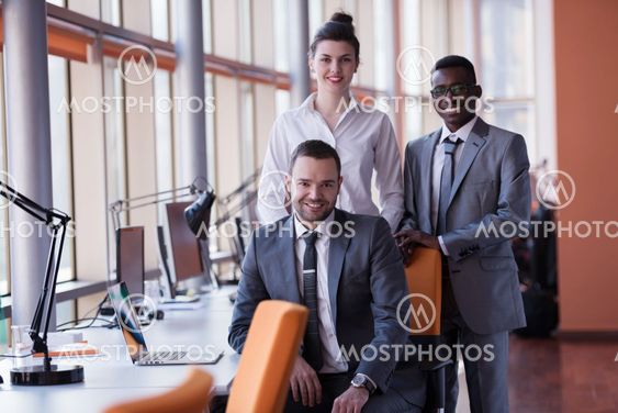business people group