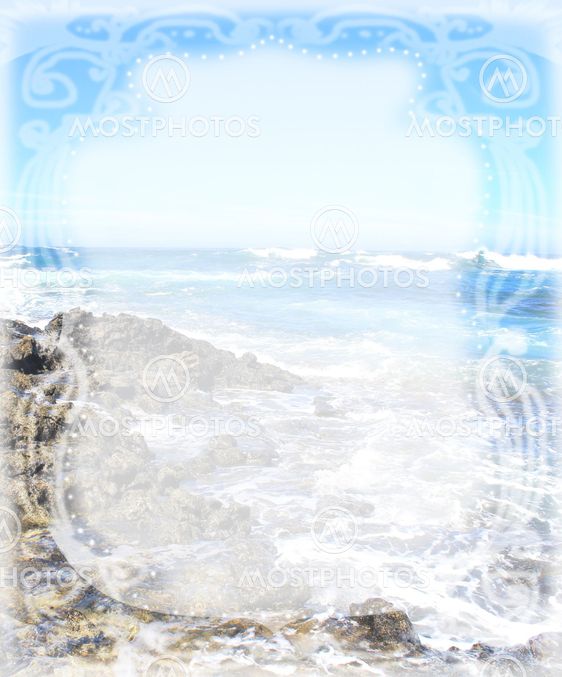 holiday frame postcard