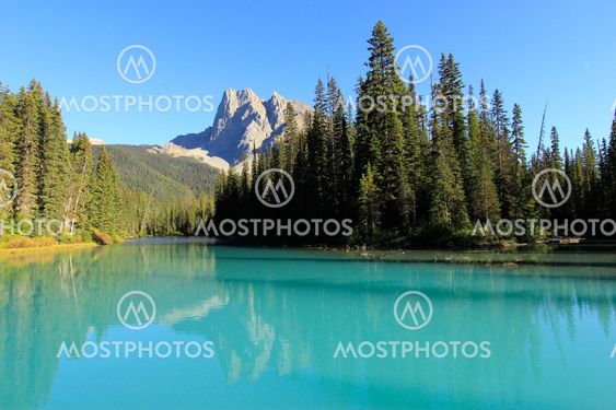 Mount Burgess and Emerald Lake, Yoho National Park, Canada
