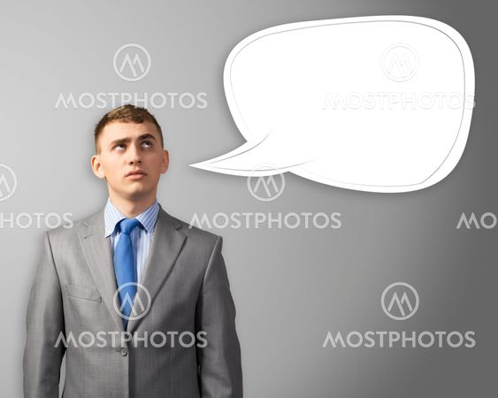 businessman, head over to baloon