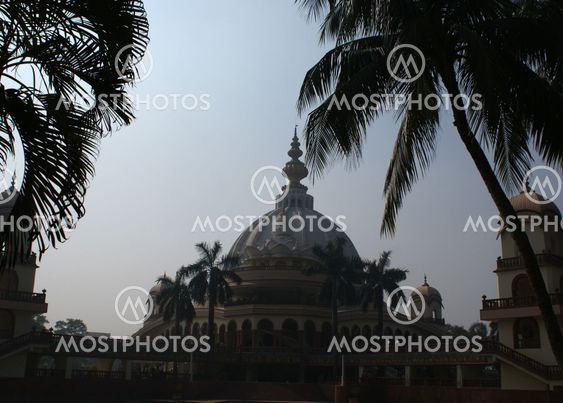 Dome at ISCON temple, Mayapur