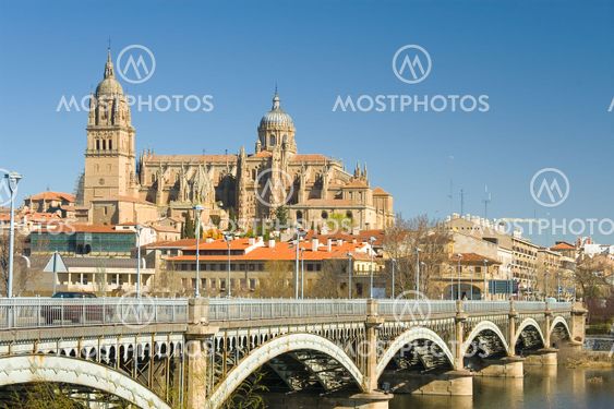 View of Salamanca, Castilla y Leon (Spain)