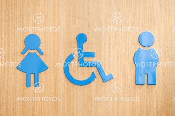 Toilets sign