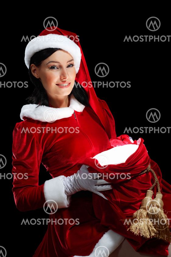 pretty santa girl