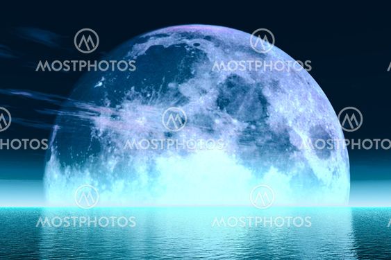 Luminous full-moon