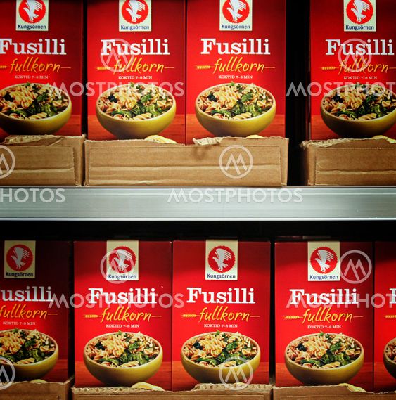 Fusilli wholemeal pasta