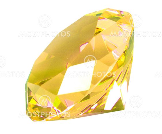 Enkel gula crystal diamond