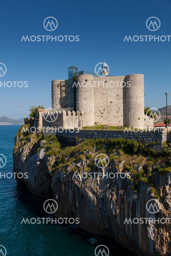 Lighthouse of Castro Urdiales, Cantabria, Spain