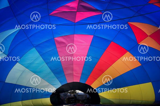Hotair balloon from inside