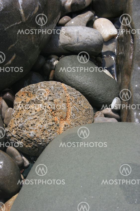 Rocks and pebbles