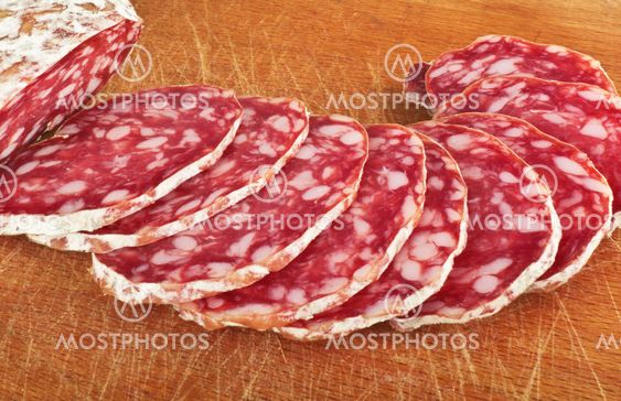 with slices