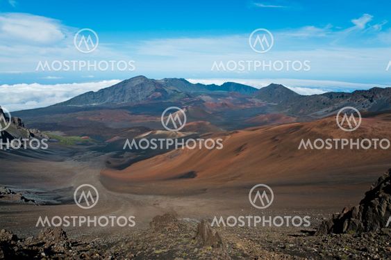 Haleakala crater landscape