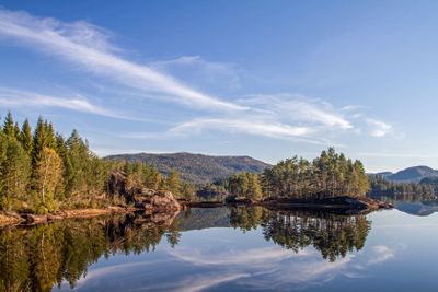 Mountain lake in Telemark