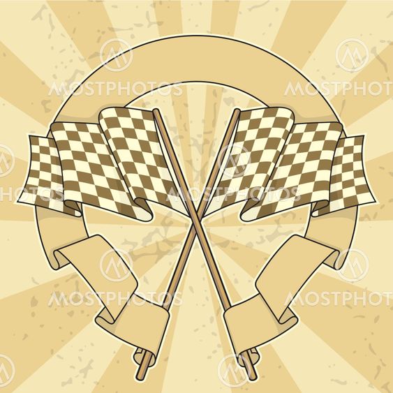 Flags with banner