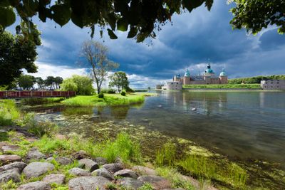 Historical Kalmar castle in Sweden Scandinavia Europe....