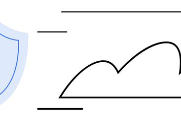 Cloud Security Shield Representing Data Protection and...