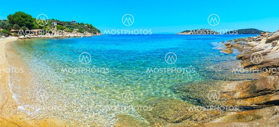 Summer Sithonia coast, Chalkidiki, Greece.