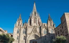 Cathedral de Barcelona in Spain