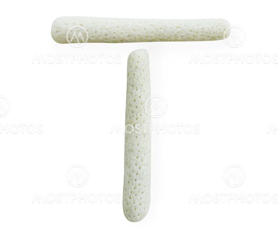 One letter of coral alphabet