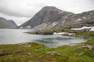 Dramatic mountain landscape in Scandinavia