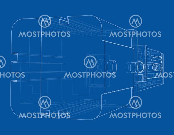 Abstract industry object concept. Vector