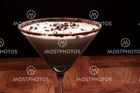 Chocolate martini Garnish