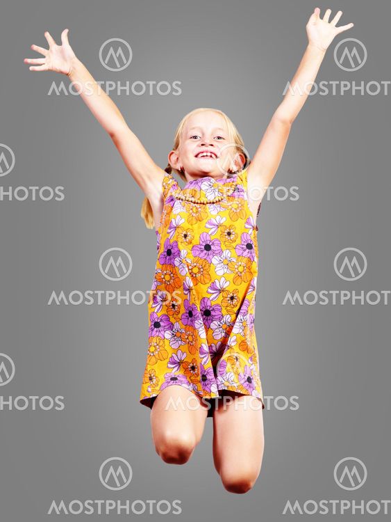 girl jumping